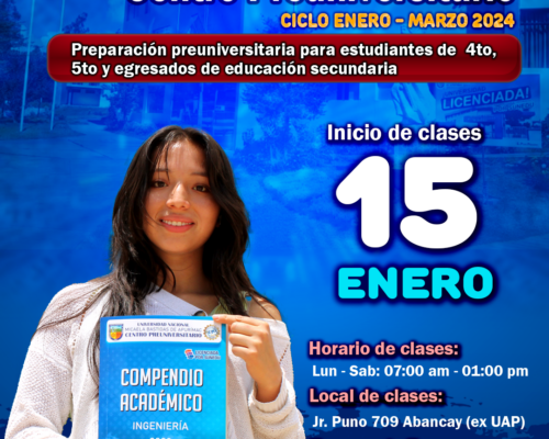 Ciclo (Enero-Marzo) 2024